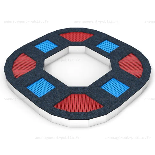 Set Trampolines Mosaïque Alpha